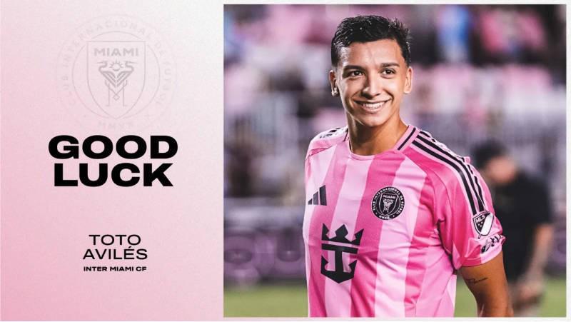 官方：迈阿密将后卫阿维莱斯租给蒙特利尔，获得一个国际名额